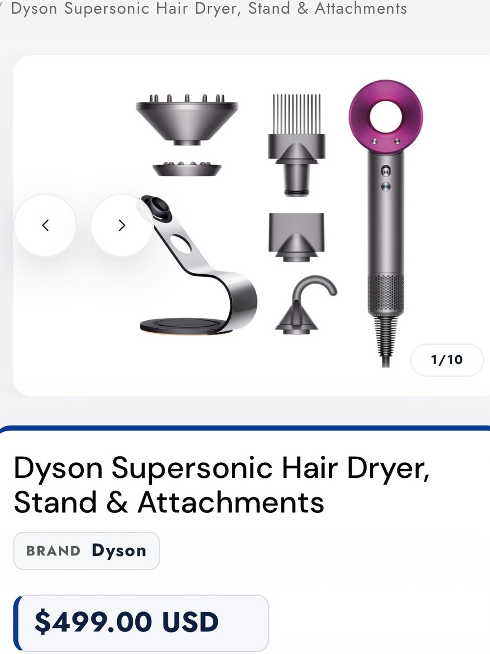 Dyson Supersonic Hair Dryer